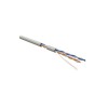 Кабель витая пара U/UTP кат.5 2 пары 24 AWG ОЖ solid LSZH нг(С)-HF UUTP2-C5-S24-IN-LSZH-GY-500 сер.