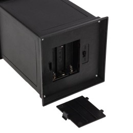 Камин светодиодный "Волшебный фонарь" 11х11х24.5см 3LED 4.5Вт 4.5В IP20 эффект живого огня 3хAA (не