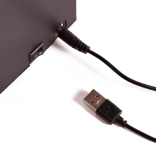 Камин светодиодный "Хайтек" 60х10х20см 10LED 5Вт 5В IP20 эффект живого огня USB и элементы питания 3