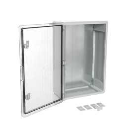 Корпус пластиковый с монтажной панелью ЩМП IP65 прозр. дверь 700х500х250 Промрукав PR08.26496