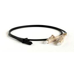 Патч-корд FC-D2-50-LC/PR-MTRJM/PR-H-1M-LSZH-BK волоконно-оптический (шнур) MM50/125 MTRJ(папа)-LC du