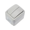 Выключатель 2-кл. ОП Mini OG IP54 сер. Kranz KR-78-0833