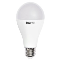 Лампа светодиодная PLED-LX 20Вт A65 грушевидная 3000К тепл. бел. E27 Pro JazzWay 5028425