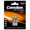 Аккумулятор AAA/R03 1100мА.ч NI-MN BP-2 металлик (блист.2шт) Camelion 7372