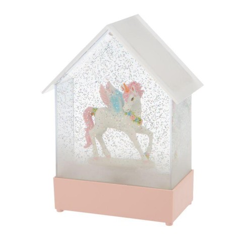 Светильник светодиодный декоративный "Единорог" 1LED тепл. бел. 0.51Вт IP65 с конфетти и мелодией US