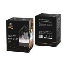 Светильник светодиодный декоративный "Единорог" 1LED тепл. бел. 0.51Вт IP65 с конфетти и мелодией US