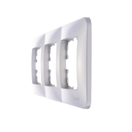 Рамка 3-м Karina Life горизонт. жемчуж./бел. перламутр LEZARD 708-3000-148