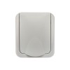 Розетка 1-м ОП Mini OG IP54 с заземл. керамика сер. Kranz KR-78-0815