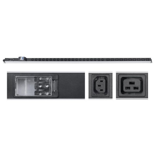 Блок розеток для 19дюйм шкафов PDU-32-10C19-20C13-B-T вертик. 10 розеток IEC 320 C19 20 розеток IEC