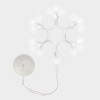 Фигура светодиодная "Снежинка" 8LED 1Вт 4.5В IP20 на присоске с подвесом элементы питания 3хAAA (в к