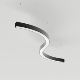 Светильник SP-LINE-HANG ARC-S3535-D1500-124W Warm3000 (BLACK 230В) металл Arlight 034053(1)