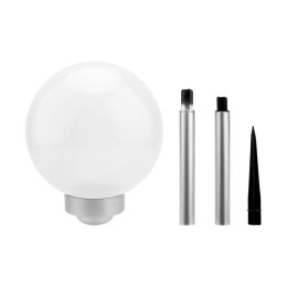 Светильник светодиодный "Шар" d250мм 2Вт IP65 с встроен. солнечн. панелью; аккум.; датчиком света La