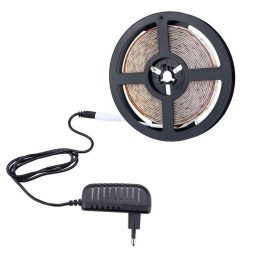 Комплект светодиодной ленты 5м с блоком питания IP65 тепл. бел. 3000К Lamper 142-909