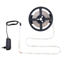 Комплект светодиодной ленты 5м с блоком питания IP65 тепл. бел. 3000К Lamper 142-909