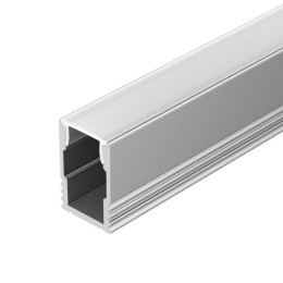 Профиль с экраном SL-MINI-8-H12-2000 ANOD+OPAL 2м алюм. Arlight 036833