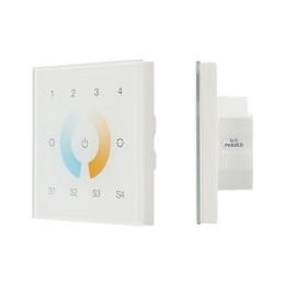 Панель сенсорная DALI-901-11-4G-4SC-MIX-DT8-IN White (BUS/230В) (IP20 пластик) INTELLIGENT ARLIGHT 0