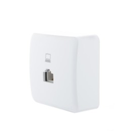 Розетка компьютерная 1-м ОП Viola RJ45 бел. LEZARD 751-0200-139