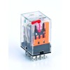 Реле промежуточное ПР-102 3А 12В AC 4 конт. с LED-индикацией и TEST фукц. DEKraft 23819DEK
