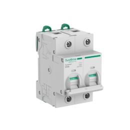 Выключатель автоматический 2п B 125А 10кА Systeme9 400В 27мм SE S9H31292
