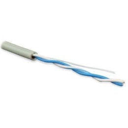 Кабель витая пара U/UTP кат.5 1 пара 24 AWG МЖ patch LSZH нг(С)-HF UUTP1-C5-P24-IN-LSZH-GY-500 сер.