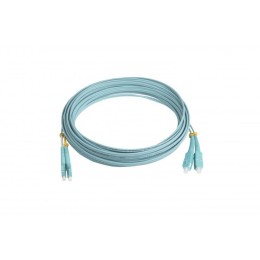 Патч-корд FC-D2-503-LC/PR-SC/PR-H-10M-LSZH-AQ волоконно-оптический (шнур) MM50/125(OM3) LC-SC duplex