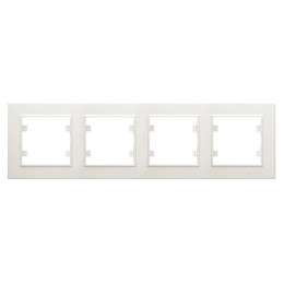 Рамка 4-м Karea горизонт. крем. Makel 56010704