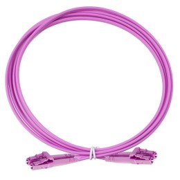 Патч-корд оптический дуплексный OM4 2х50/125 LC-LC 5м Eurolan 41F-40-LC-LC-05