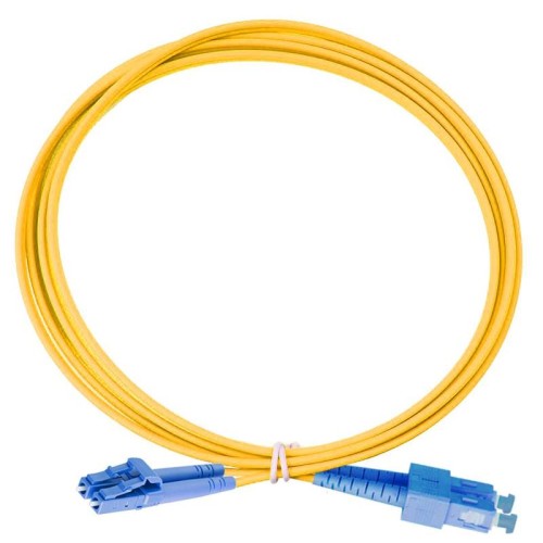 Патч-корд оптический дуплексный OS2 9/125 SC-LC 2м Eurolan 41F-S2-SC-LC-02