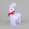 Фигура светодиодная акриловая "Олененок" 30х14х35см 40LED бел. 1Вт 4.5В IP20 элементы питания 3хAA (