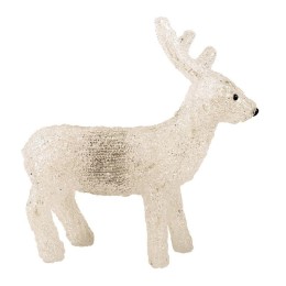 Фигура светодиодная акриловая "Олененок" 30х14х35см 40LED бел. 1Вт 4.5В IP20 элементы питания 3хAA (