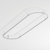 Трек ART-APRIORI-OVAL-ROD-200-3000х1000 TN IP20 метал. Arlight 050196
