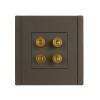 Аудиорозетка 4-м FORTE&PIANO FP339 сер. IEK FP-S40-K03