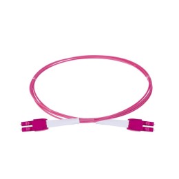 Шнур оптический HD OM4 дуплекс LC - дуплекс LC UNIBOOT PUSH-PULL 1м Eurolan 41B-40-LC-LC-01