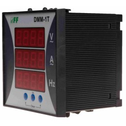 Указатель многофункциональный DMM-1T Uизм. 12-400В AC Iизм. 0.05-5; 1-9000 с внешн. ТТ Uпит. F&F EA0