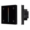 Панель SMART-P21-MIX-G-IN Black (12-24В 4х3А Sens 2.4G) (IP20 пластик) Arlight 033765