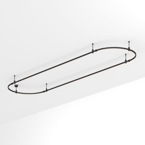 Трек ART-APRIORI-OVAL-ROD-200-4000х1000 BK IP20 метал. Arlight 048511