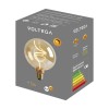 Лампа светодиодная филаментная Loft 271 G125 5Вт 1800К E27 DIM Voltega 8558
