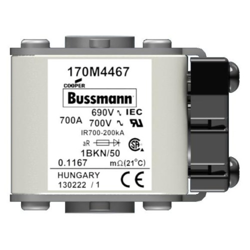 Предохранитель быстрый 700А 690В 1BKN/50 AR UC EATON 170M4467