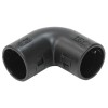 Поворот открывающийся на 90град. CI25G черн. (уп.5шт) IEK CTA10D-CIG25-K02-005