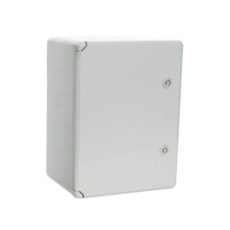 Корпус пластиковый с монтажной панелью ЩМП IP65 сер. дверь 400х300х220 Промрукав PR08.26511