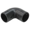 Поворот открывающийся на 90град. CI25G черн. ELASTA IEK CTA10D-CIG25-K02-050