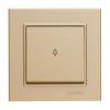 Переключатель проходной 1-кл. СП Karea 10А IP20 зел. Makel 56057005