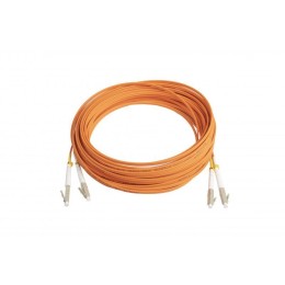 Патч-корд FC-D2-50-LC/PR-LC/PR-H-15M-LSZH-OR волоконно-оптический (шнур) MM50/125(OM2) LC-LC 2мм dup