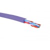Кабель U/UTP кат.5E 4 пары 24 AWG нгА-LSLTx внутр. прокладки фиолетовый (уп.305м) Eurolan 19C-U5-05V