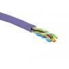 Кабель U/UTP кат.6 4 пары 23 AWG нг(А)-LSLTx внутр. прокладки фиолет. (уп.305м) (кор.) Eurolan 19C-U