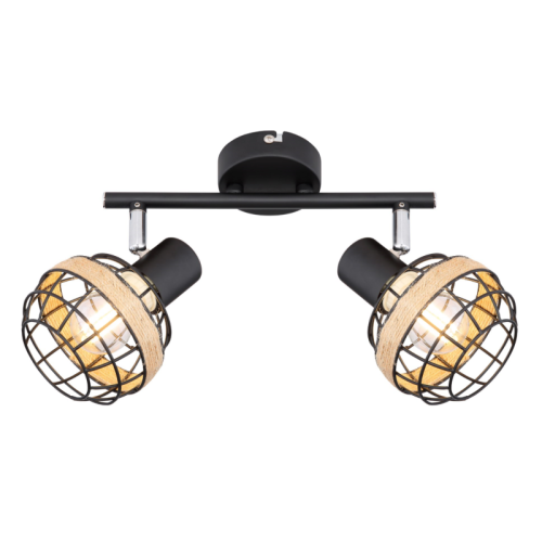 Светильник Fedora 7033-702 2хE14 40Вт настенно-потолочный спот поворотный Rivoli Б0047140