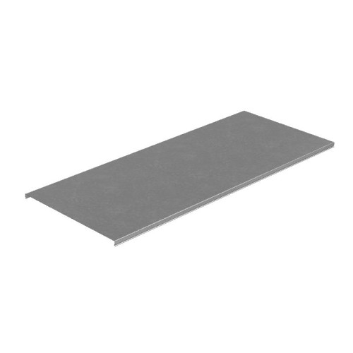 Крышка для лотка осн.400 L2500 сталь 1.5мм "ПЛЮС" KLplus400-1.5-2500 HD гор. оцинк. КМ PL8762