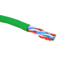 Кабель U/UTP кат.5E 4 пары 24 AWG нгA-HF внутр. прокладки зел. коробка (305м) Eurolan 19C-U5-12GR-B3