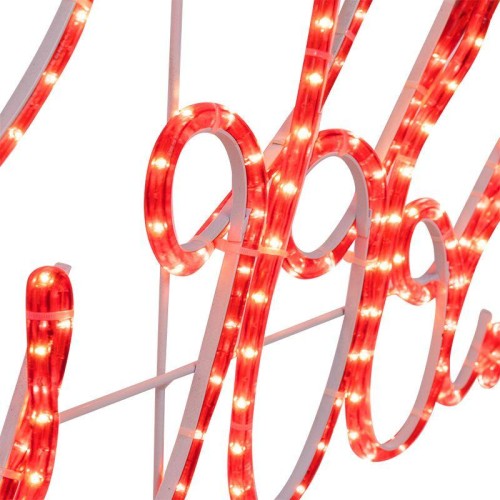 Фигура-надпись прописная светодиодная "С Новым Годом" 230х90см LED красн. 85Вт 230В IP65 дюралайт Ne