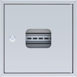 Щит ЯУР для УЭРМ с одной DIN-рейкой (300х300х150) Basic EKF uerm-din-300